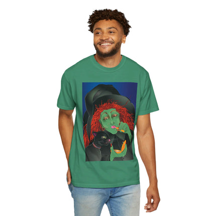Mirror, Mirror A Witch's Touch Unisex Garment-Dyed T-shirt