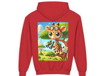 Giraffe Lookout Youth Heavy Blend Hooded Sweatshirt