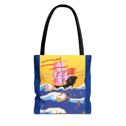 Golden Seas and Whimsical Dreams Tote Bag (AOP)