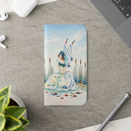 🧚🦋 The Jeweled Wing Fairy Flip Case – Art Deco Fairy Fantasy