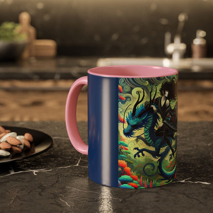 Mystic Guardian of the Sky Light Colorful Mugs (11oz, 15oz)