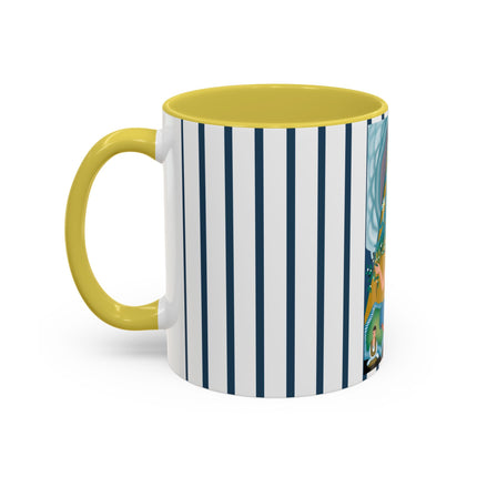 Art Deco Christmas Elegance Colorful Mugs (11oz, 15oz)