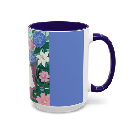 The Ladies Of The Blossoming Vanity Colorful Mugs – Art Deco Floral Elegance