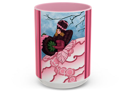 Winter Rose Empress Colorful Mugs (11oz, 15oz)