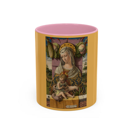 Madonna and Child by Carlo Crivelli Colorful Mugs (11oz, 15oz)