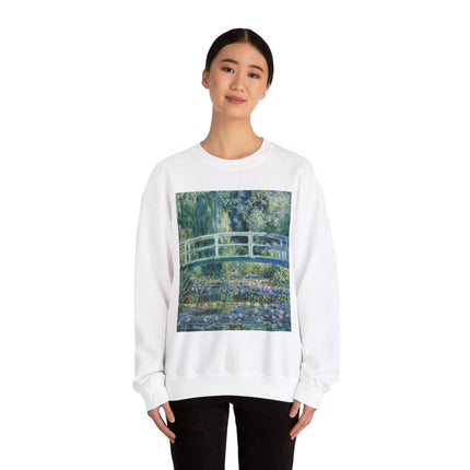 Water Lilies and Japanese Bridge by Claude Monet Heavy Blend™ Crewneck Sweatshirt