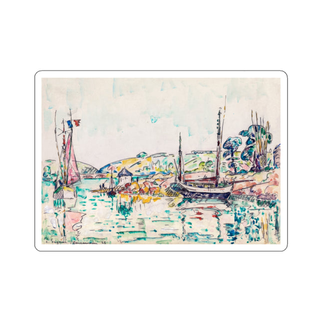 Concarneau by Paul Signac Kiss-Cut Stickers (4 Sizes)