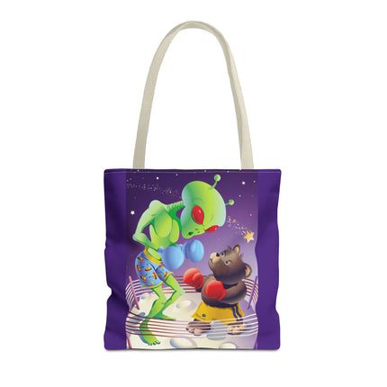 Cosmic Clash Tote Bag (AOP)