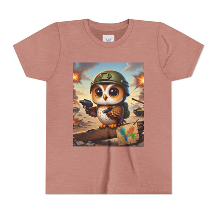Owl on the Front Lines Youth Short Sleeve Tee