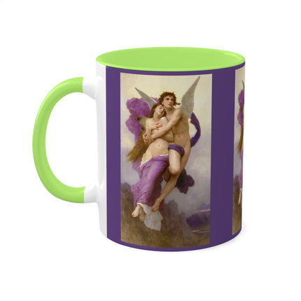 The Abduction of Psyche by William Bouguereau Colorful Mugs, 11oz