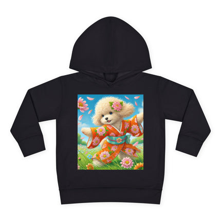 Chrysanthemum Meadow Play Toddler Pullover Fleece Hoodie