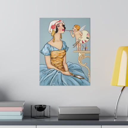 The Fairy’s Reflection – A Vintage Portrait of Charm