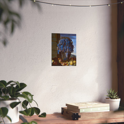 Still Life with Grapes and Other Fruit by Luca Forte Fine Art Posters