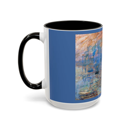 Sunrise by Claude Monet Colorful Mugs (11oz, 15oz)