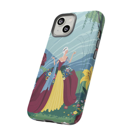 🌹🌿 The Willow Garden Promenade Phone Case – Art Deco Floral Elegance