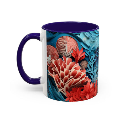 Enchanting Underwater Scene Colorful Mugs (11oz, 15oz)