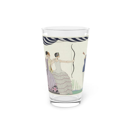 Visez au coeur, belles dames! by George Barbier Glass, 16oz