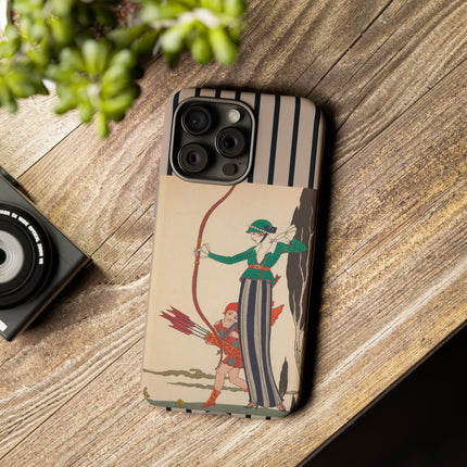 L'Arc Rouge by George Barbier Phone Cases