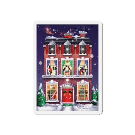 A Christmas Eve Celebration Die-Cut Magnets (5 Sizes)