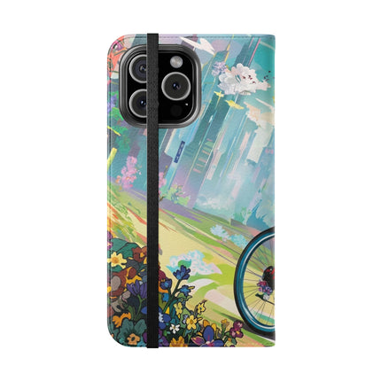 🐸🚵 Cyberpunk Frog Flip Case – High-Tech Adventure & Neon Velocity