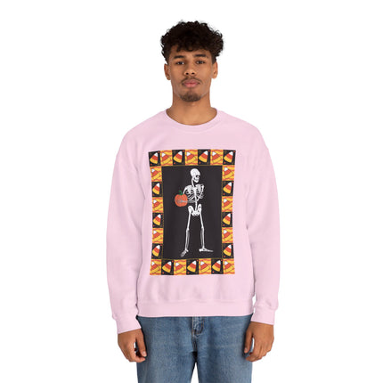 Candy Corn Skeleton Unisex Heavy Blend™ Crewneck Sweatshirt