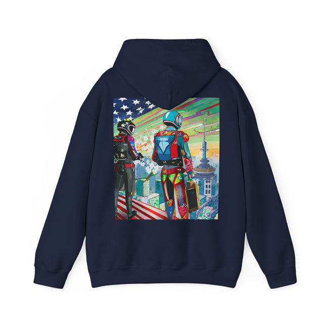 NSA Cyber Punk Computer Hacking Team – Heavy Blend™ Hooded Sweatshirt