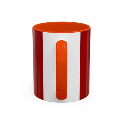 Red Panda at an Autumn Bamboo Grove Colorful Mugs (11oz, 15oz)
