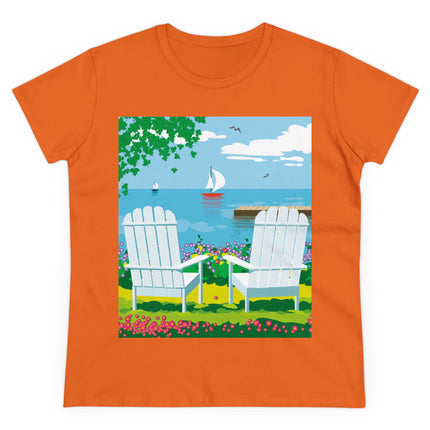 Tranquil Retreat Women's Midweight Cotton Tee