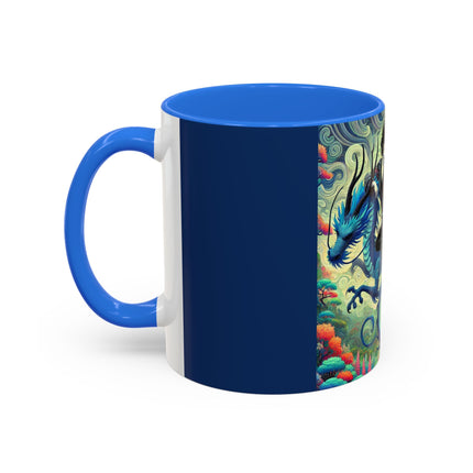 Mystic Guardian of the Sky Light Colorful Mugs (11oz, 15oz)