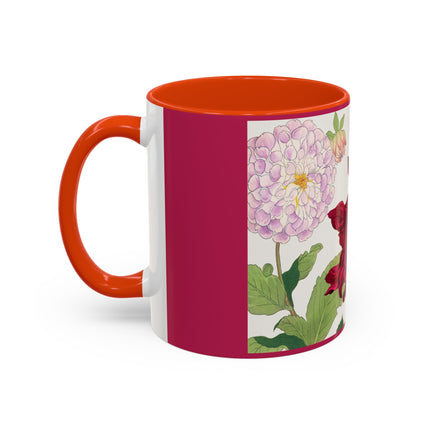Dahlia Flower by Tanigami Kônan Colorful Mugs (11oz, 15oz)