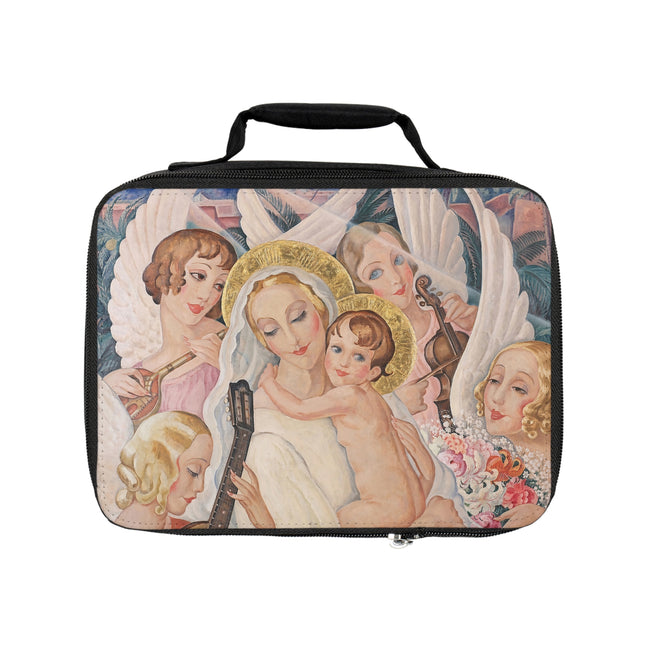 Madonna with Child Surrounded by Musical Angels by Gerda Wegener Lunch Bag