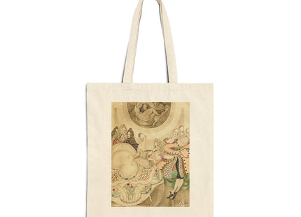 Sur talons rouges (On Red Heels) pl 01 by Gerda Wegener Cotton Canvas Tote Bag