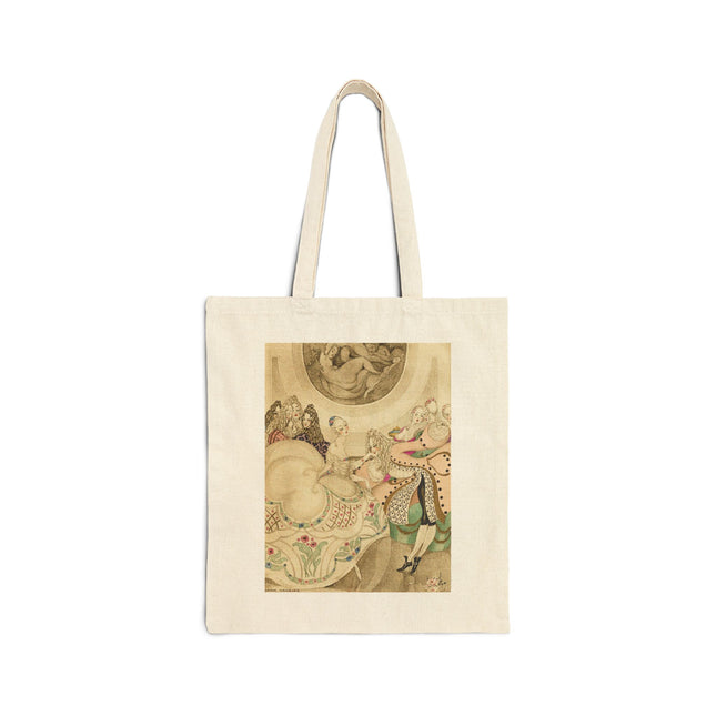 Sur talons rouges (On Red Heels) pl 01 by Gerda Wegener Cotton Canvas Tote Bag