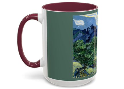 Olive Trees by Vincent Van Gogh Colorful Mugs (11oz, 15oz)