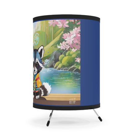 Baby Racoon Tripod Lamp