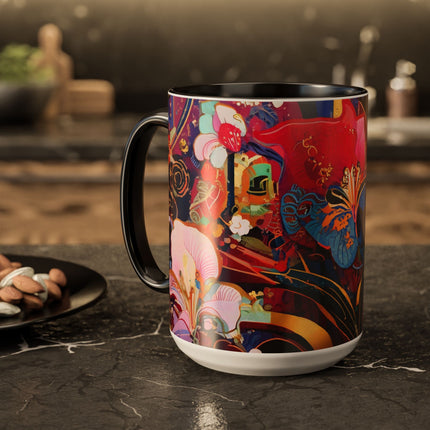 Ethereal Irises Colorful Mugs (11oz, 15oz)