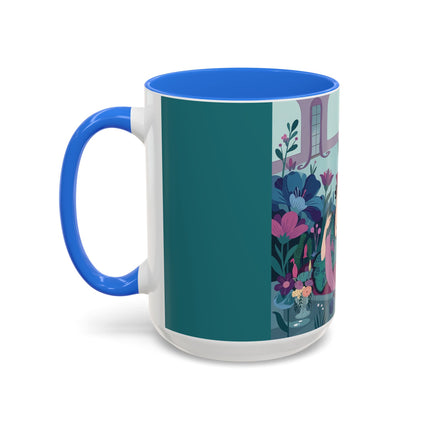 The Ladies Of The Secret Masquerade Colorful Mugs – Art Deco Floral Mystery