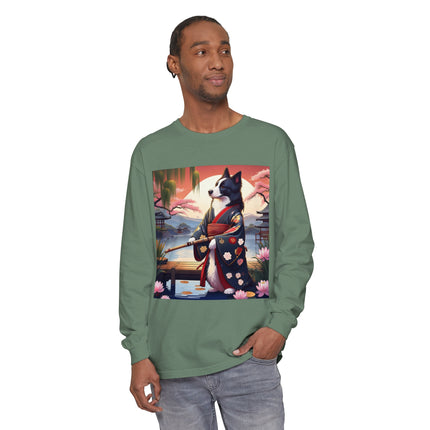 Border Collie Warrior Long Sleeve T-Shirt