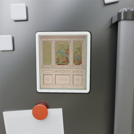 Chinoiserie scenes by Anonymous Die-Cut Magnets (5 Sizes)
