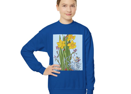 Daffodil Fairy Youth Crewneck Sweatshirt