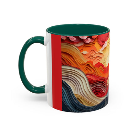 Vibrant Sunrise Sky Colorful Mugs (11oz, 15oz)