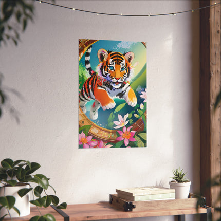 Majestic Tiger Cub Fine Art Posters