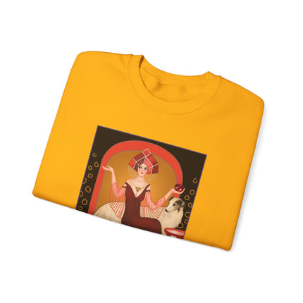 January & Garnet (from the Gem Series) by Sofia Chiostri Heavy Blend™ Crewneck Sweatshirt