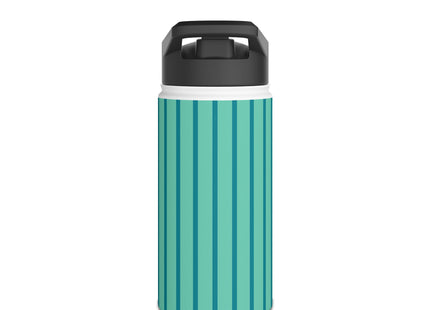 Geisha Kitten and the Dragon Kite Stainless Steel Water Bottle, Standard Lid