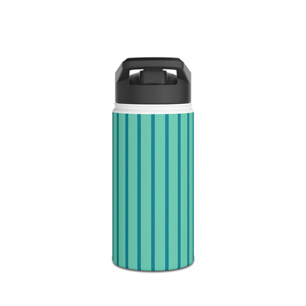 Geisha Kitten and the Dragon Kite Stainless Steel Water Bottle, Standard Lid