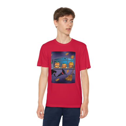 Whimsical Halloween Mischief Youth Competitor Tee