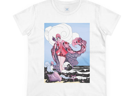 Goddess of the Swirling Sea Midweight Cotton Tee