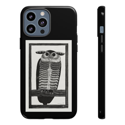 Horned Owl by Samuel Jessurun de Mesquita Phone Cases