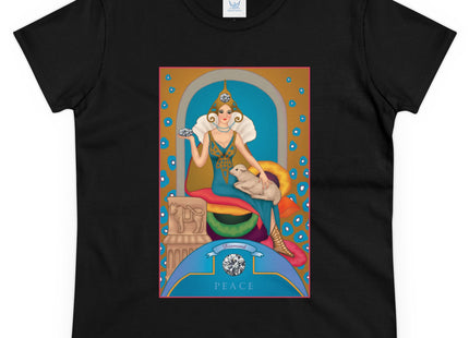 April & Diamond (from the Gem Series) by Sofia Chiostri Women's Midweight Cotton Tee