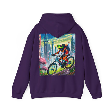 Cyberpunk Frog – Heavy Blend™ Hooded Sweatshirt